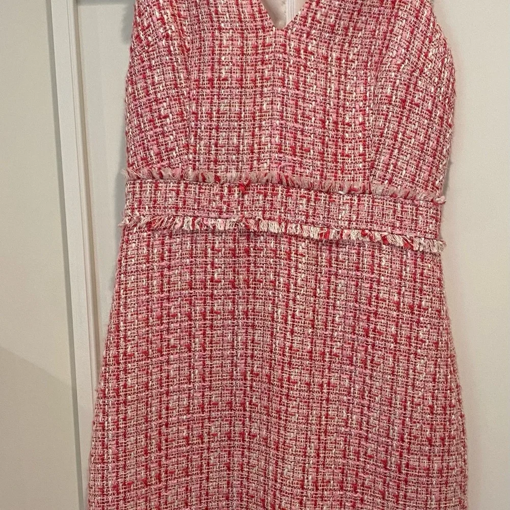 J. Crew Pink Tweed Sleeveless Dress - Picture 2 of 5